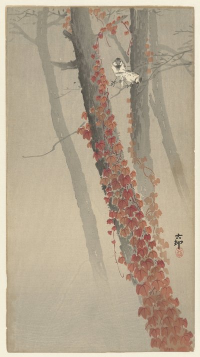 Lierre rouge - Ohara Koson