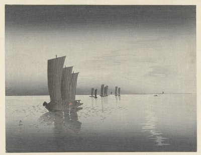 Bateaux de pêche - Ohara Koson