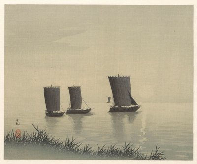 Bateaux de pêche - Ohara Koson