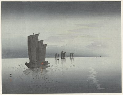 Bateaux de pêche - Ohara Koson