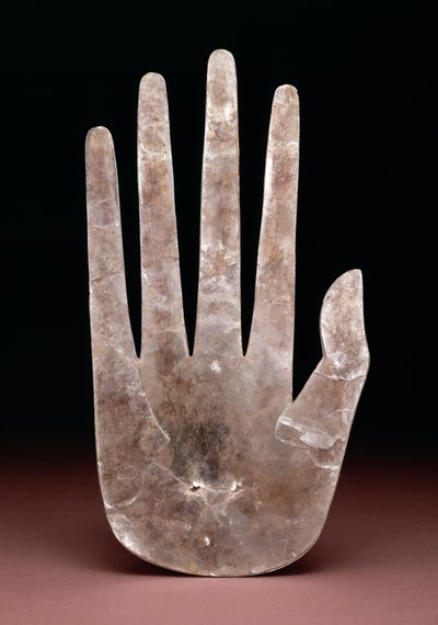 Découpe en forme de main, 200 av. J.-C.-400 apr. J.-C. (mica) - Ohio Hopewell culture