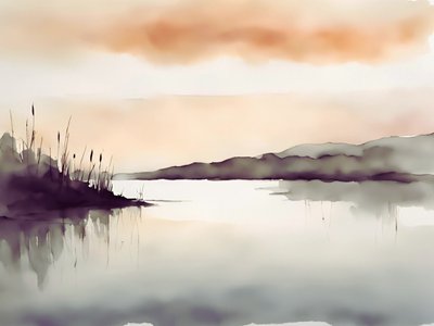 La sérénité du lac brumeux - Ohkimiko
