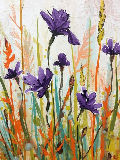 Une prairie aux couleurs vives - Ohkimiko