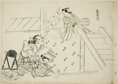 Une femme Nomori - Okumura Masanobu