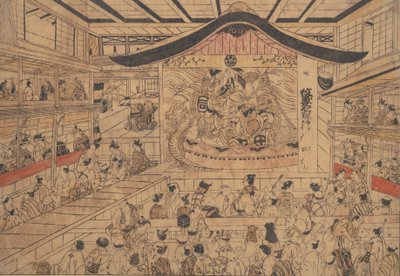 Au théâtre - Okumura Masanobu