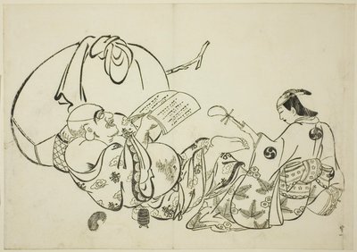 Hotei lisant un livre, n° 11 d