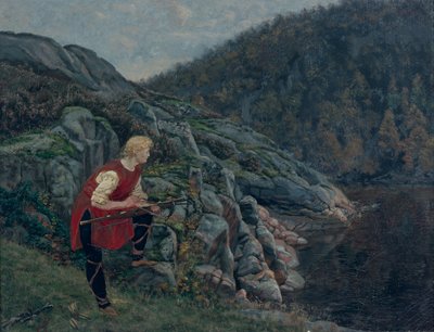 Chasseur de canards à Holskov - Olaf Isaachsen