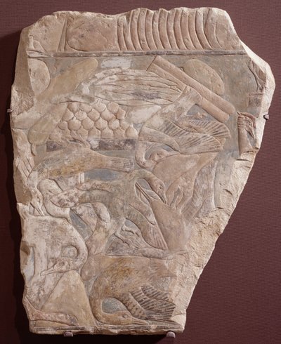 Relief montrant des offrandes pour le défunt, 2450/2290 av. J.-C. - Old Kingdom Egyptian