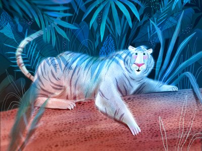 Blue Jungle : le tigre blanc - Olga Skomorokhova
