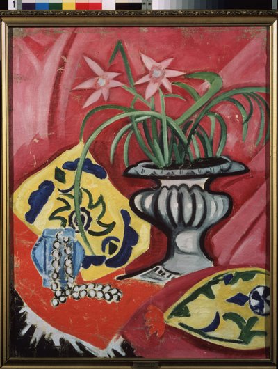 Nature morte avec un vase - Olga Wladimirowna  Rosanowa