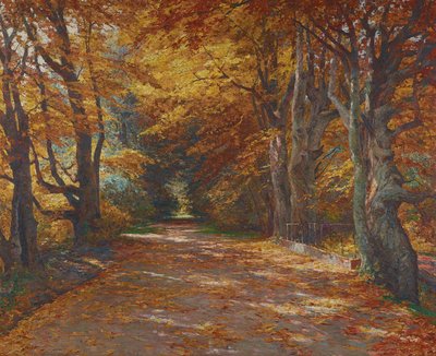 Allée du Prater en automne - Olga Wisinger Florian