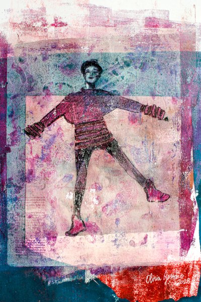 Gioia gel,2023 (technique mixte sur papier) - Olivia Gozzano