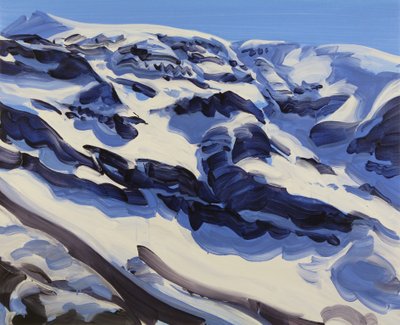Loèche-les-Bains 31, 2014 (acrylique sur toile) - Olivier Morel