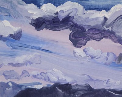 Loèche-les-Bains 3, 2012 (acrylique sur toile) - Olivier Morel