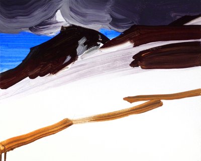 Loèche-les-Bains 6, 2012 (acrylique sur toile) - Olivier Morel