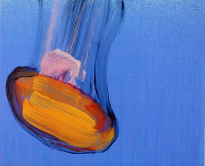 Méduses 10, 2013 (acrylique sur toile) - Olivier Morel