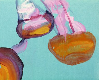 Méduses 12, 2013 (acrylique sur toile) - Olivier Morel