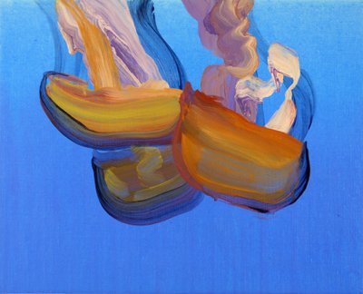 Méduses 6, 2013 (acrylic on canvas) - Olivier Morel