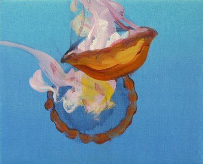 Méduses 9, 2013 (acrylique sur toile) - Olivier Morel