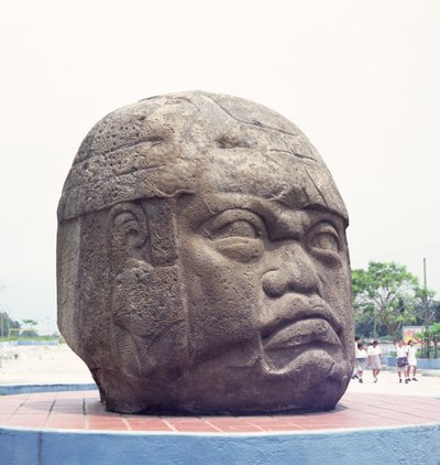 Tête colossale de San Lorenzo, Veracruz, Mexique, préclassique - Olmec