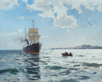 Navire de guerre - Olof Jernberg