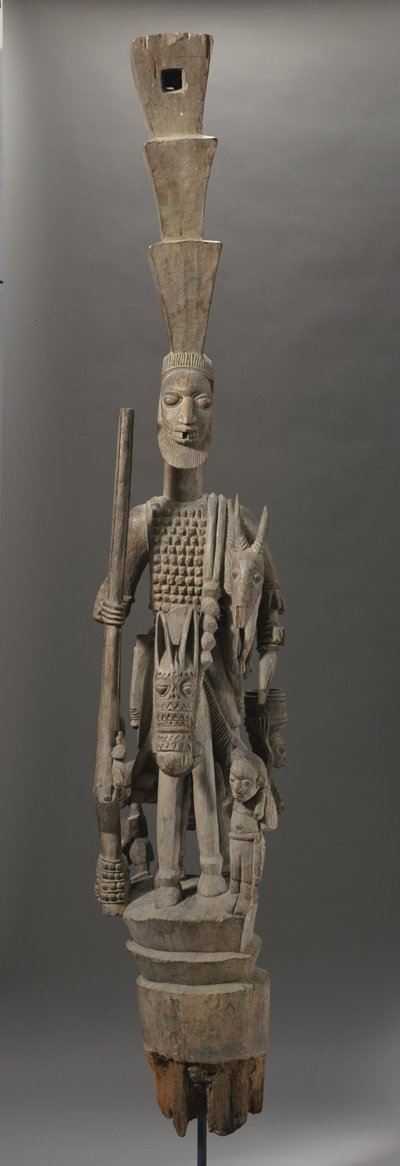 Poteau de véranda Yoruba, Nigeria - Olowe of Ise