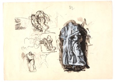 Croquis de figures et de compositions - Oluf Hartmann