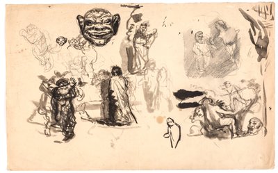 Études de figures et de compositions - Oluf Hartmann