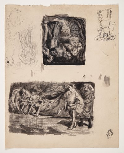 Motifs littéraires et dessins de figures - Oluf Hartmann
