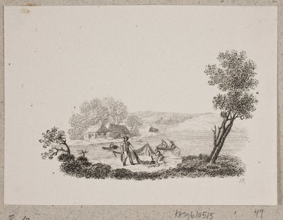 Le vieux et les jeunes pêcheurs - Oluf Olufsen Bagge