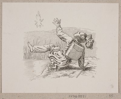 Le feu follet et le voyageur - Oluf Olufsen Bagge