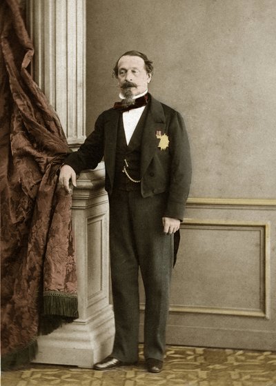 Portrait de Napoléon III par Olympe Aguado de las Marismas (1827-1894) - coloration ultérieure - Olympe Aguado