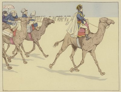 Arrivé en terre des Pharaons, Napoléon allait partout suivi d