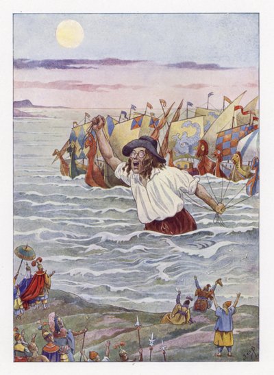 Illustration pour Les Voyages de Gulliver - Onfray de Breville Job