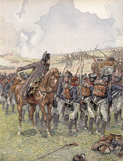 Napoléon en campagne au début de 1813 - Onfray de Breville Job
