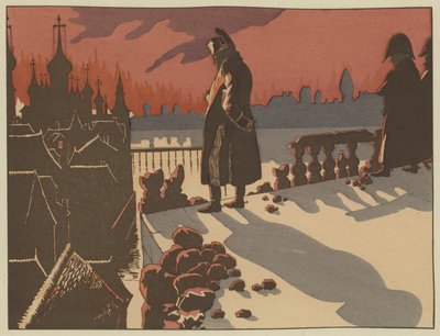 Napoléon regardant Moscou brûler, 15-16 septembre 1812 - Onfray de Breville Job