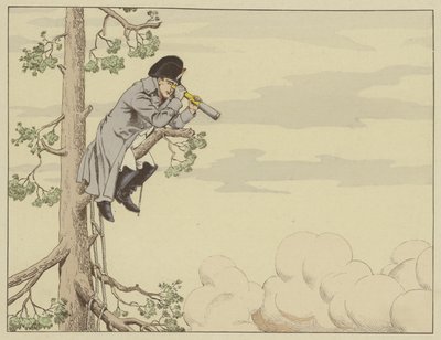 Napoléon observant la bataille d
