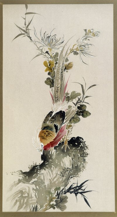 Faisan - aquarelle par Onishi Keisaie - Onishi Keisai