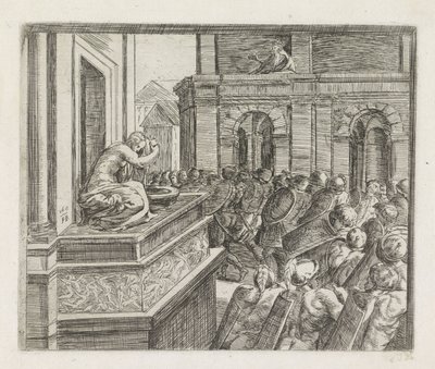 David espionne Bethsabée - Orazio Borgianni
