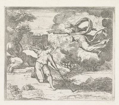 Dieu avertit Isaac de ne pas aller en Égypte - Orazio Borgianni