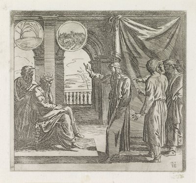 Joseph interprète les rêves du pharaon - Orazio Borgianni