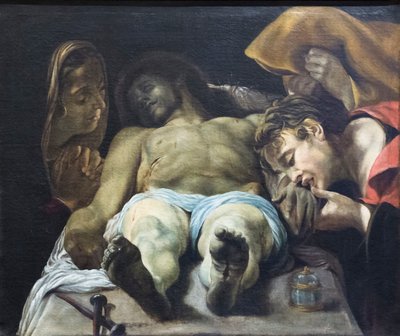 La Lamentation sur le Christ mort - Orazio Borgianni