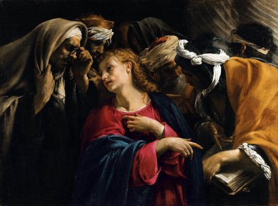 Le Christ parmi les docteurs par Orazio Borgianni - Orazio Borgianni