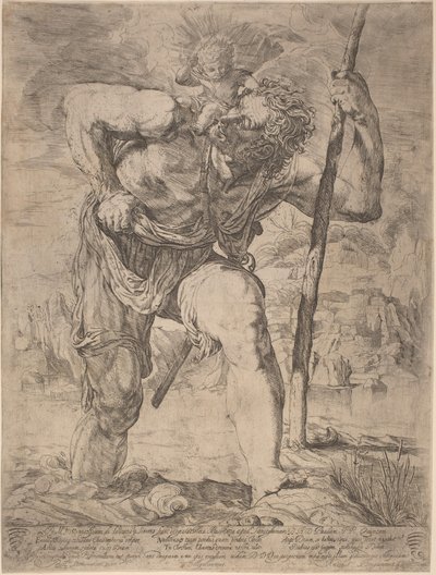 Saint Christophe - Orazio Borgianni