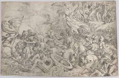 La traversée de la mer Rouge - Orazio Farinati