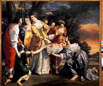 Moïse sauve les eaux du Nil - Orazio Gentileschi