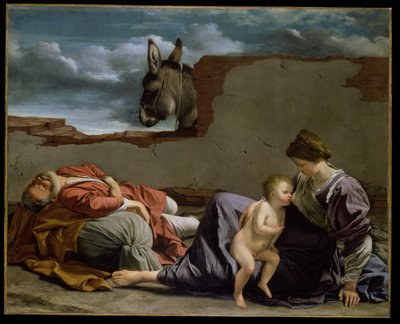 Repos pendant la fuite en Égypte, 1615-1621 - Orazio Gentileschi