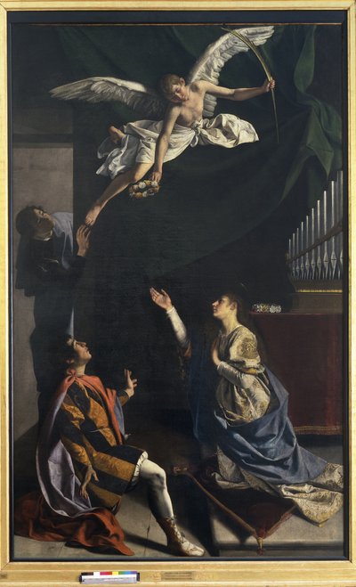 Les martyrs Cécile, Valérien et Tiburce - Orazio Gentileschi