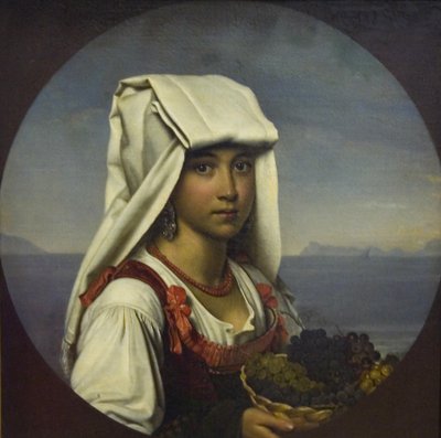 Jeune fille napolitaine avec des fruits, 1831 - Orest Adamovich Kiprensky