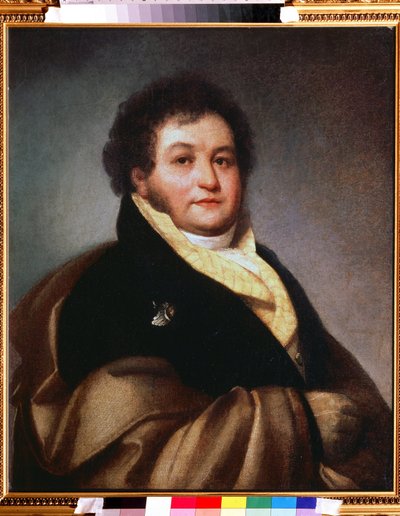 Portrait du comte Vassili Moussine-Pouchkine-Bruce - Orest Adamovich Kiprensky